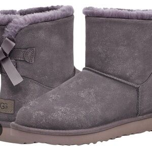 UGG Mini Bailey Bow Shimmer Boots S/N 1113533